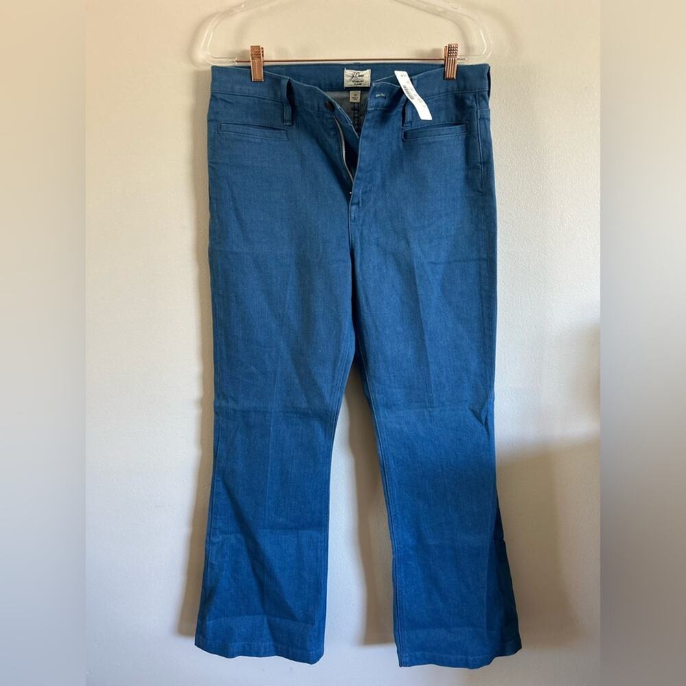 J.Crew Ashbury Flare Jeans Size 31 NWT – High Rise Light Wash Stretch Denim